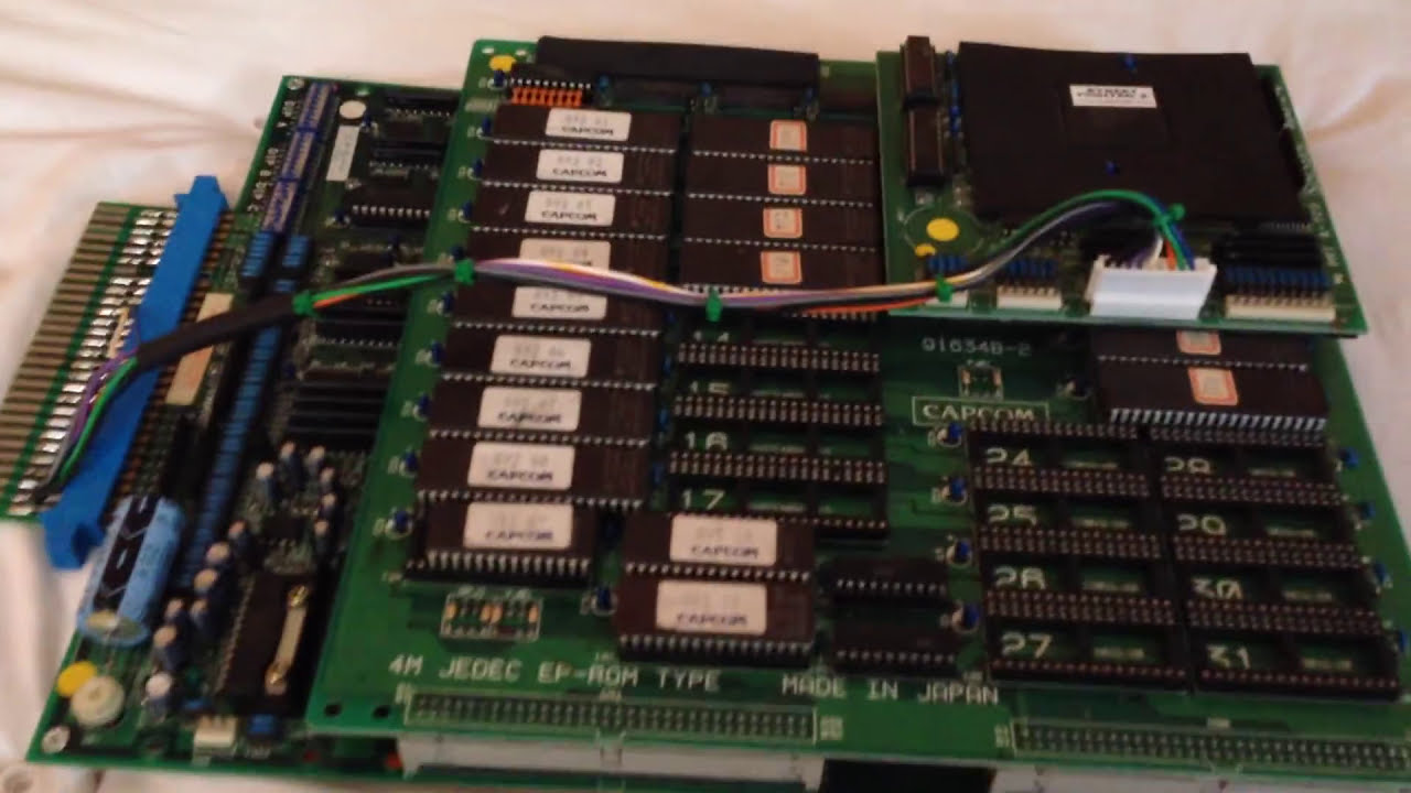 Street Fighter II CPS-1 Kick Harness Mod