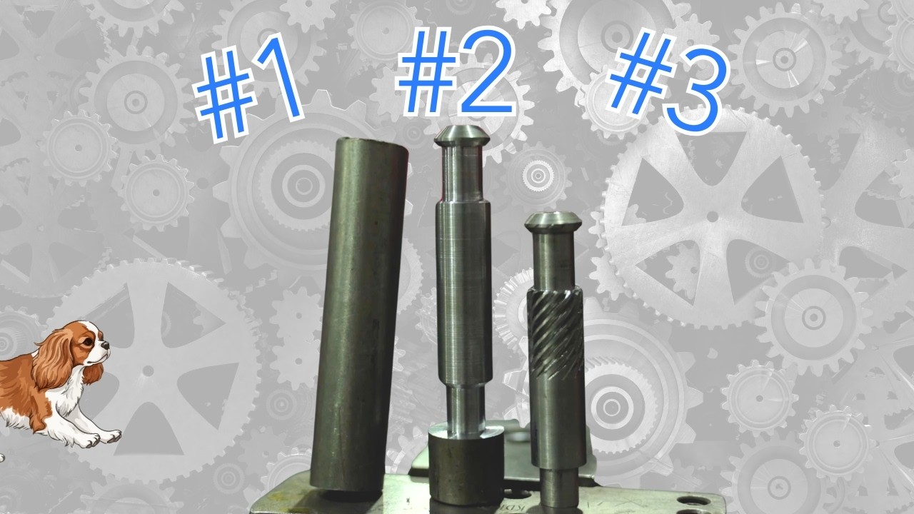 Full Job: 45° RH Helical Gear with Bevel Drive Gear