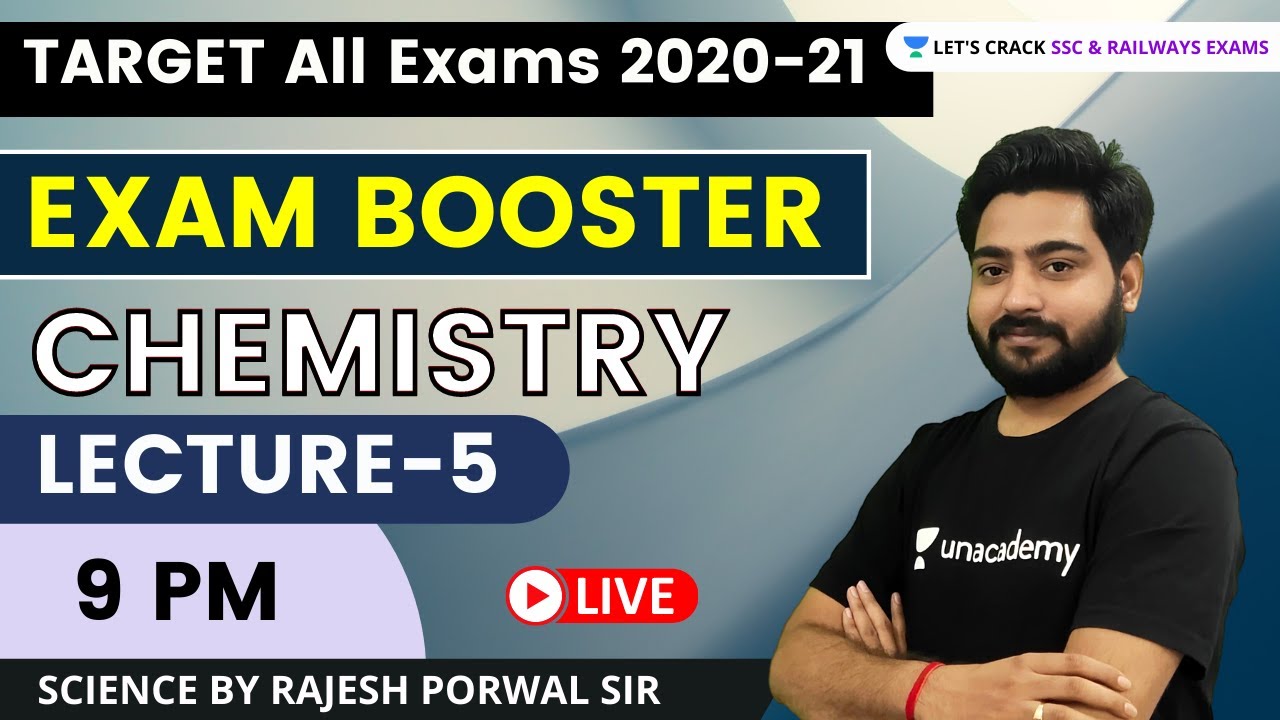 Chemistry L- 5 | Science by Rajesh Porwal Sir | @Let's Crack SSC & Railway Exams