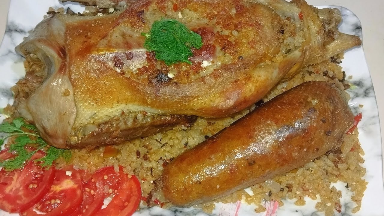 كنت كسلانة بس الغدا لازم يتعمل 😋 بطه ورز وفول أخضر|أول مرة تحصل معايا  البطة فرقعت بسبب الخلة ومخبتش