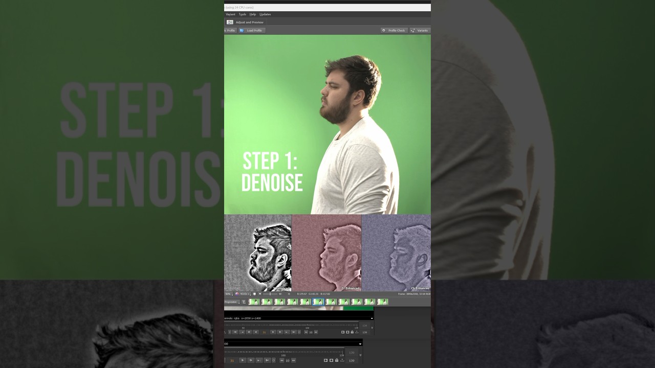 Green Screen VFX Explained Step by Step 🎬✨#blender3d #vfxbreakdown #vfx