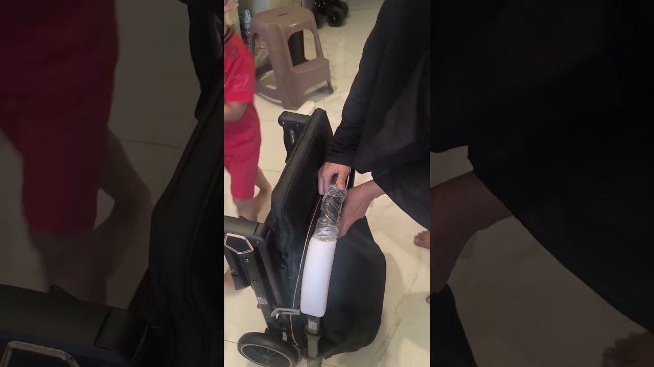 UNBOXING stroller baobaohao Y8 warna hitam