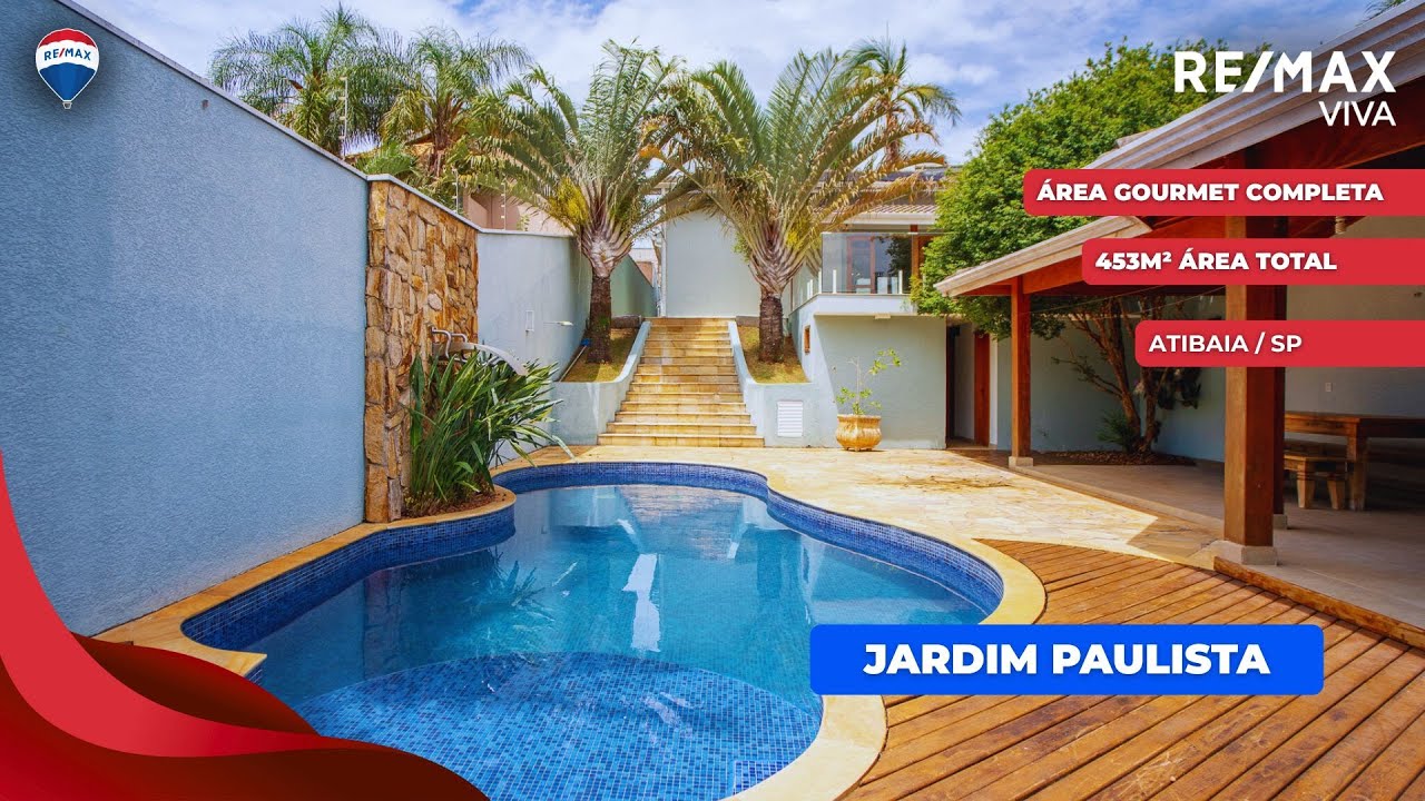 Casa térrea à venda, com 3 dormitórios, 453m² por R$ 1.399.000,00 - Jardim Paulista - Atibaia/SP