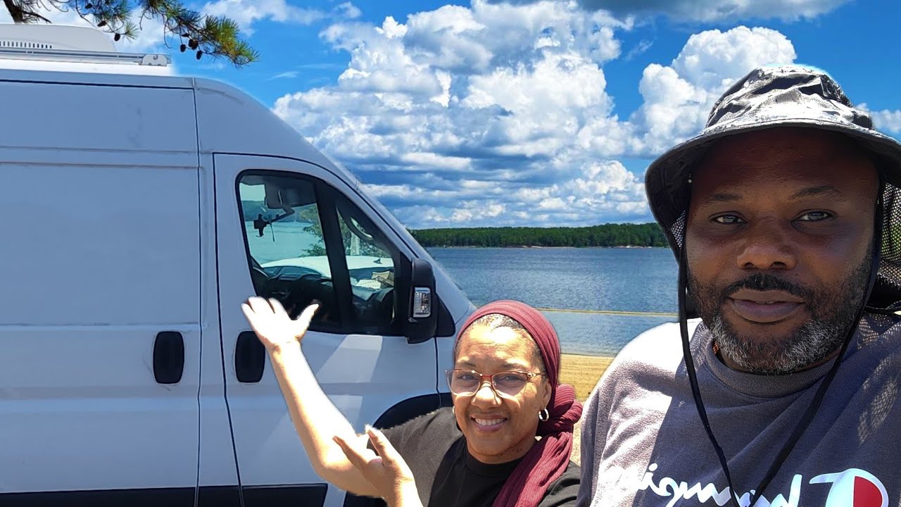 Peaceful Van Camping at Jordan Lake's Poplar Point Campground