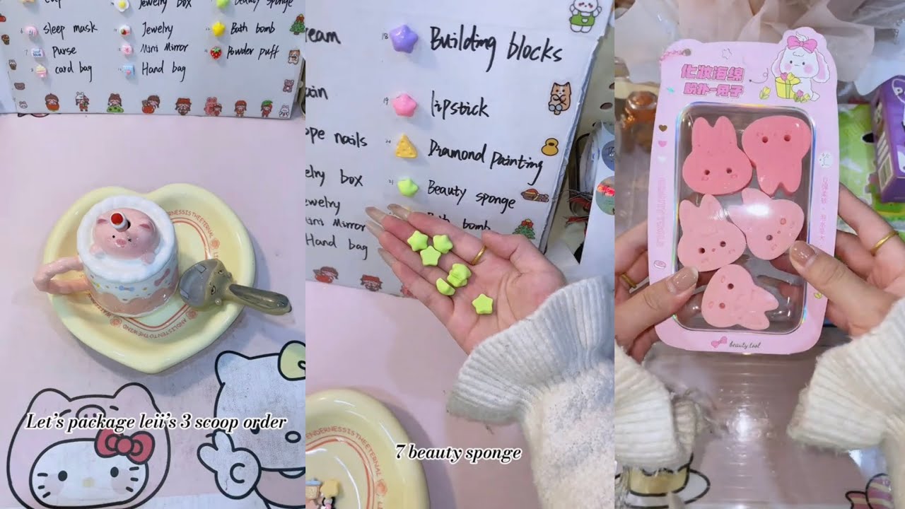 Packing Aesthetic Beauty & Accessories Orders ✨ Soft ASMR Sounds | Relaxing Packaging---💗 