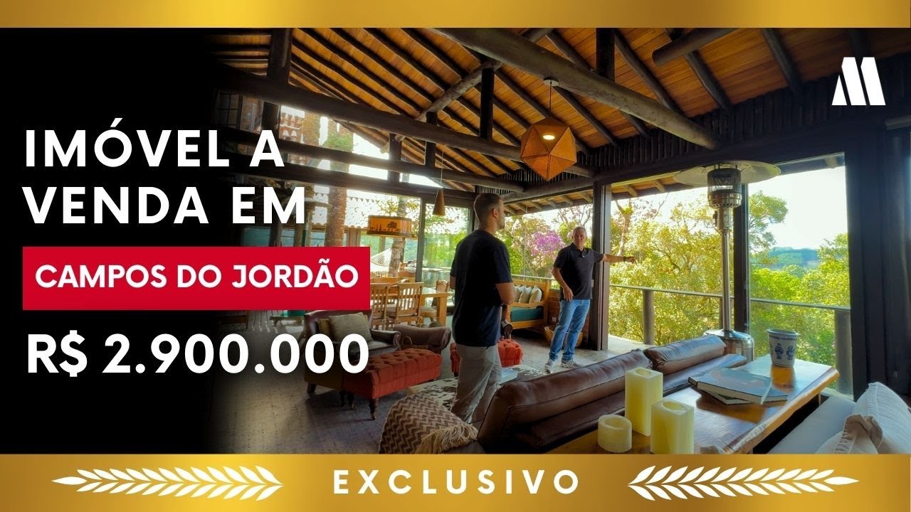 Casa Exclusiva na Vila Inglesa: Harmonia entre Luxo e Natureza - Campos do Jordão/SP