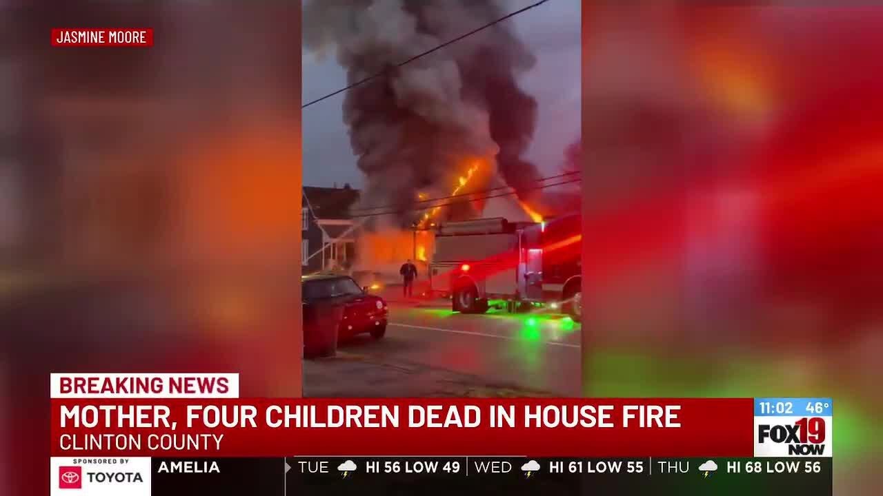 At least 4 kids, mother killed in house fire
