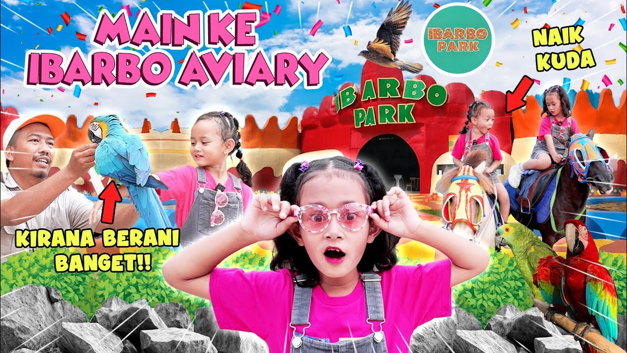 24 JAM QAIREEN DAN KIRANA MAIN DI IBARBO 😍 DAPET CHALLENGE PEGANG SAMPAI KASIH MAKAN SEMUA BURUNG