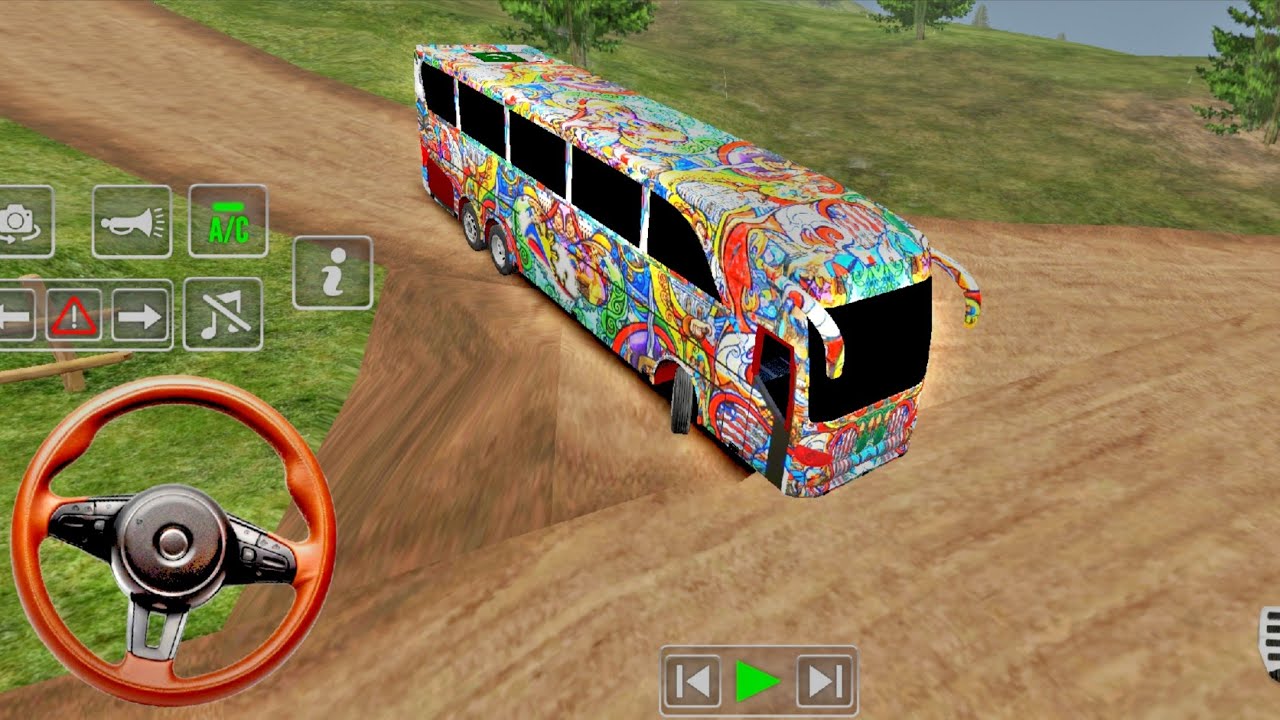 Coach Bus Simulator India Off-road Driving Bus Game | New Update 2025 Full Gameplay Video Part 