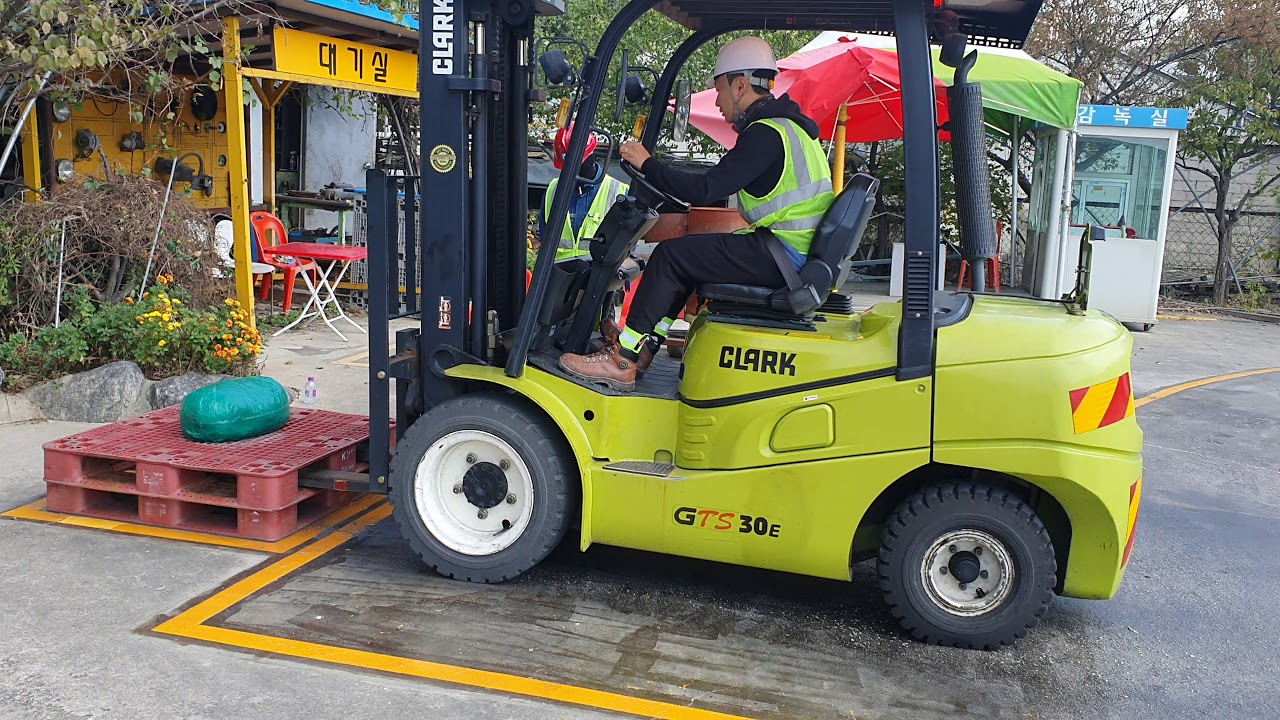 지게차운전 실기시험문제 공개