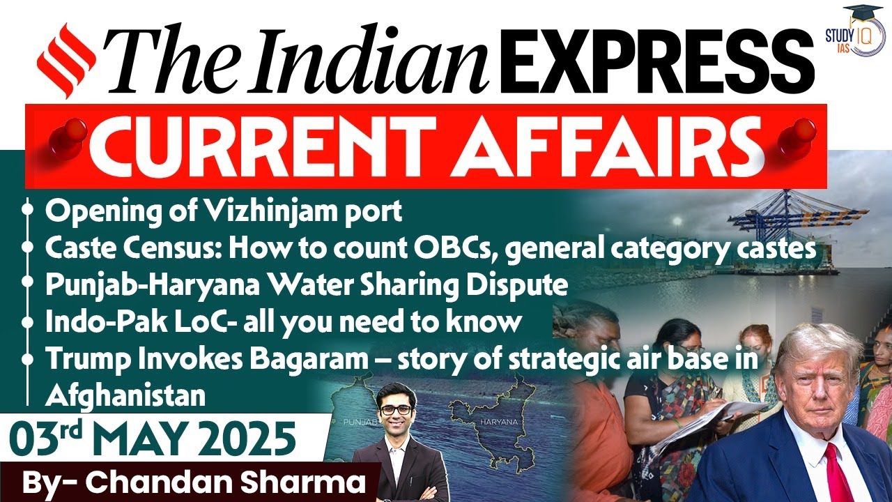 Indian Express Analysis | 3rd May 2025 | The Indian Express Newspaper Analysis #news