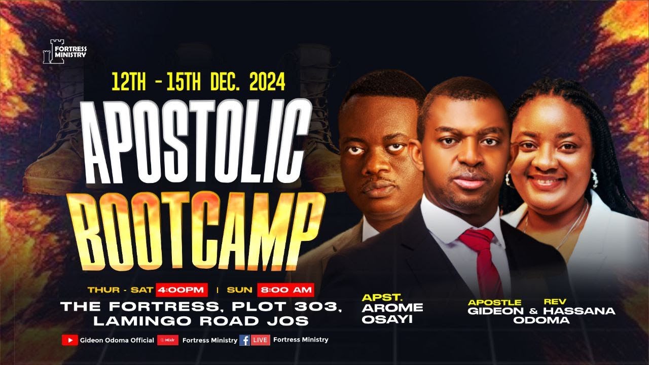 APOSTLE GIDEON ODOMA & APOSTLE AROME OSAYI || APOSTOLIC BOOTCAMP || DAY 1 || 12.12.2024