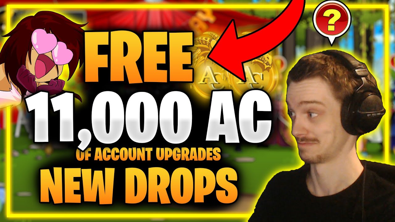11000 AC Worth of FREE Account Upgrades! New Drops! AQWorlds