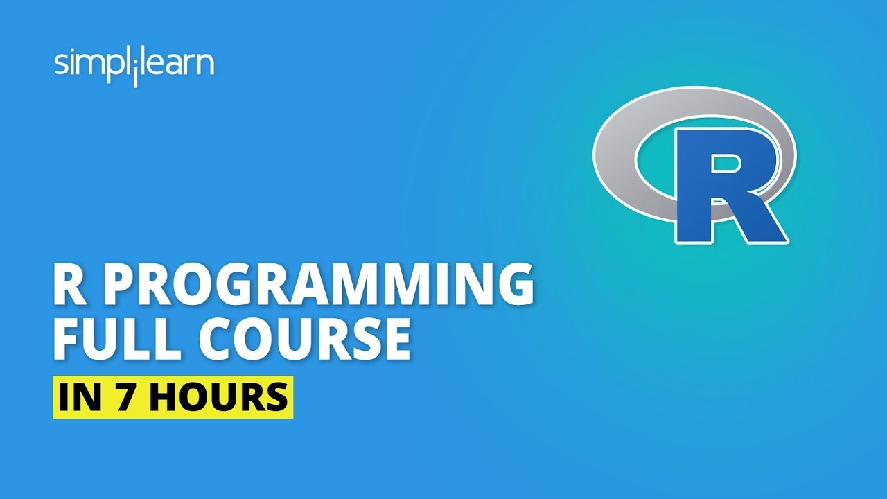 R Tutorial For Beginners 2026 | R Programming Full Course In 7 Hours | R Tutorial | Simplilearn