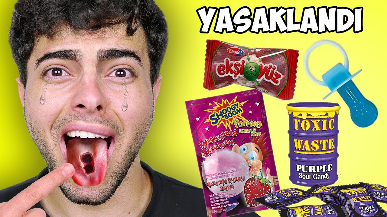 YASAKLANMIŞ 50 TEHLİKELİ ŞEKERİ DENEDİK !