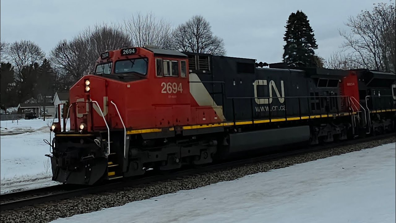 Canadian national westbound M399 2694+8854 Bancroft Michigan February 11 2026 