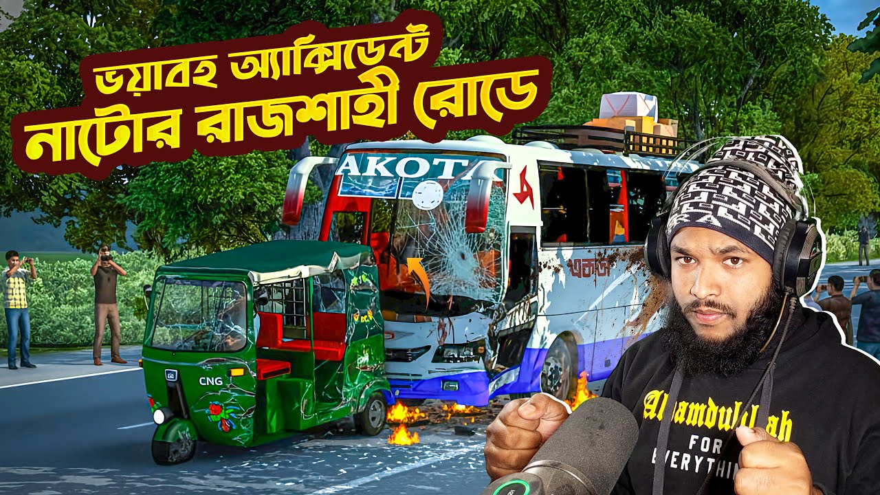 Bangladeshi Bus Gameplay bangla || Euro Truck Simulator 2 || Dhaka to Rajshahi Bus || FF Gaming Hasa