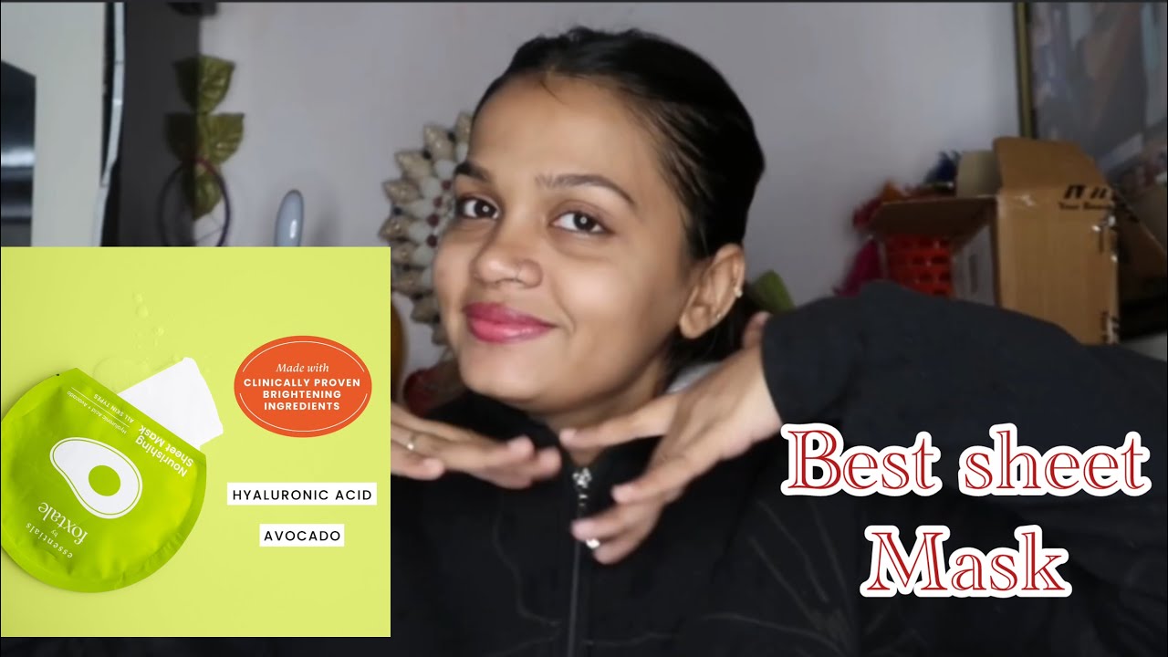 FOXTALE AVACADO SHEET MASK FOR ALL SKIN TYPE REVIEW || SHEET MASK@99 || CHETNA MAKEOVERS