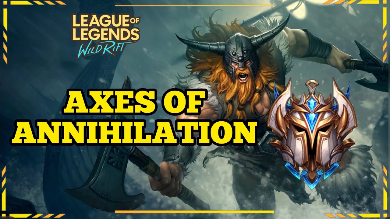 WILD RIFT CHALLENGER OLAF JUNGLE - AXES OF ANNIHILATION