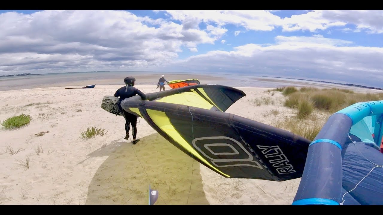 Session kitesurf 2019 #17 : 4 mai  - Les Sables Blancs avec Etienne et Nicolas