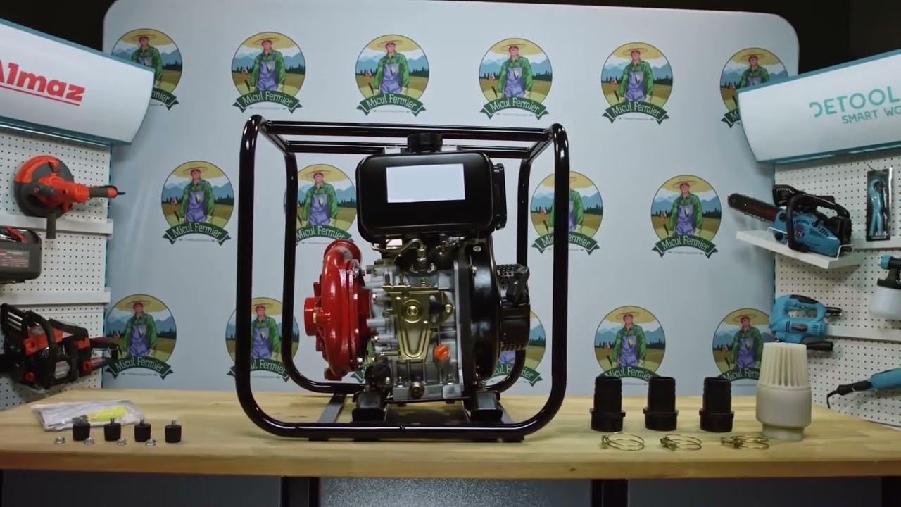 Motopompa Apa de Presiune pentru Irigatii,3 Toli,750 l/min, Diesel,9.8CP GF-2058 - Service