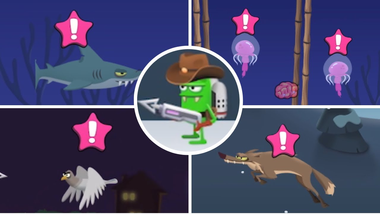 Zombie Catchers || Hunt 15 Wild Animals || JJSP Gaming
