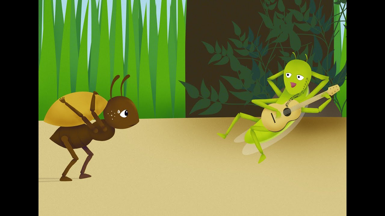 La cigarra y la hormiga - cuentos infantiles en español