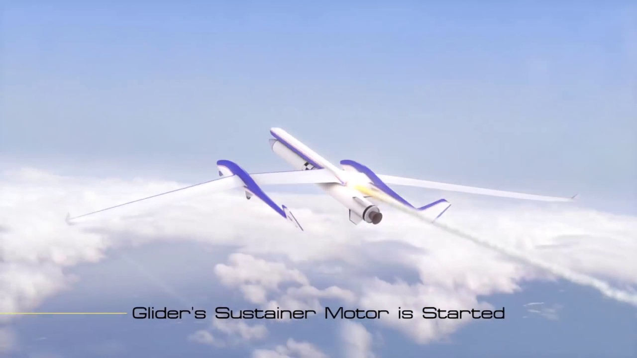 Towed Twin-Fuselage Glider Launch System (CGI Animation Version 2)