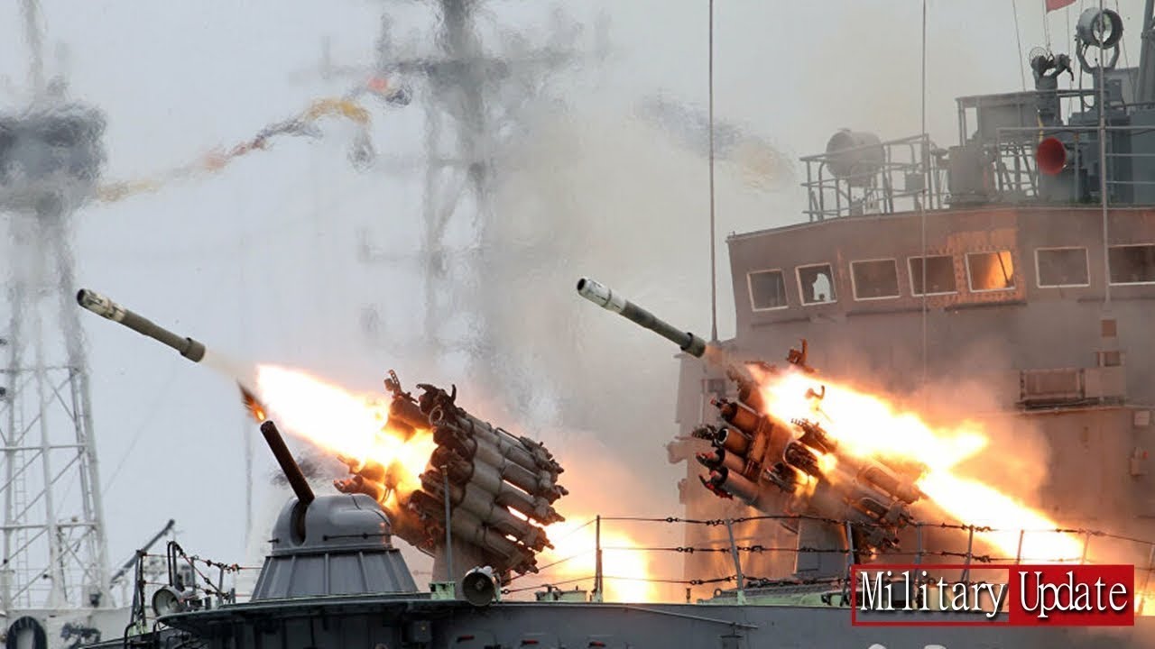 ВМФ России в массированных действиях • РБУ-6000•ОСА-М•КИВС•АК-630М•Уничтожить цель