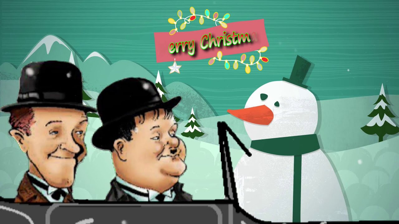 Stan Laurel and Oliver Hardy Christmas Ride