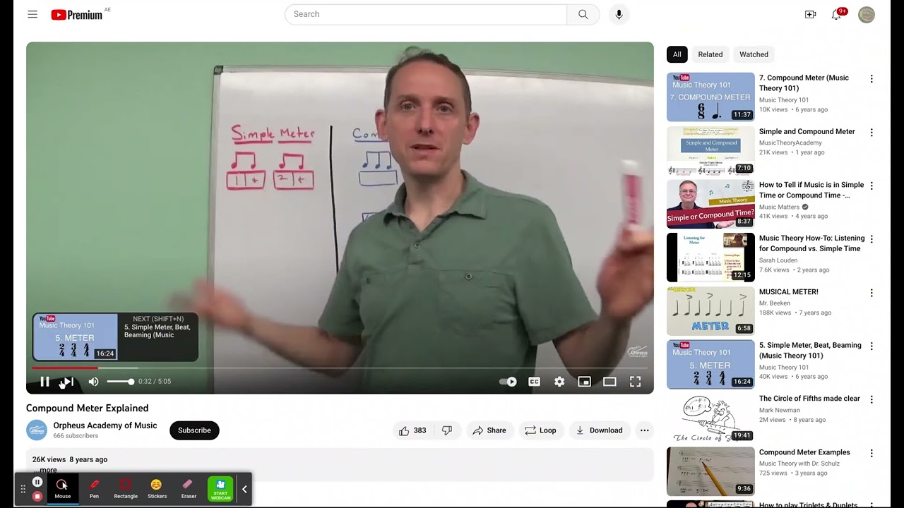 how to use Looper for YouTube to loop segments in YouTube for music training, etc.
