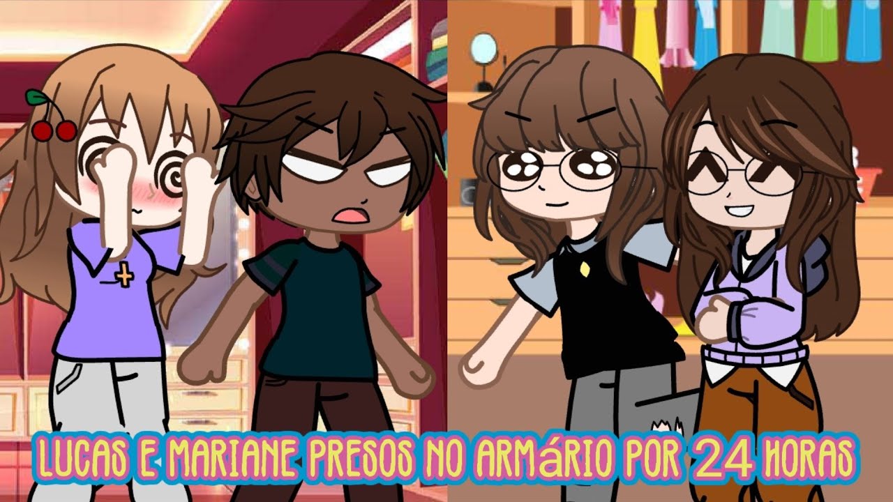 Lucas e Mariane presos no armário por 24 horas (Parte 2/2) | Gacha Club
