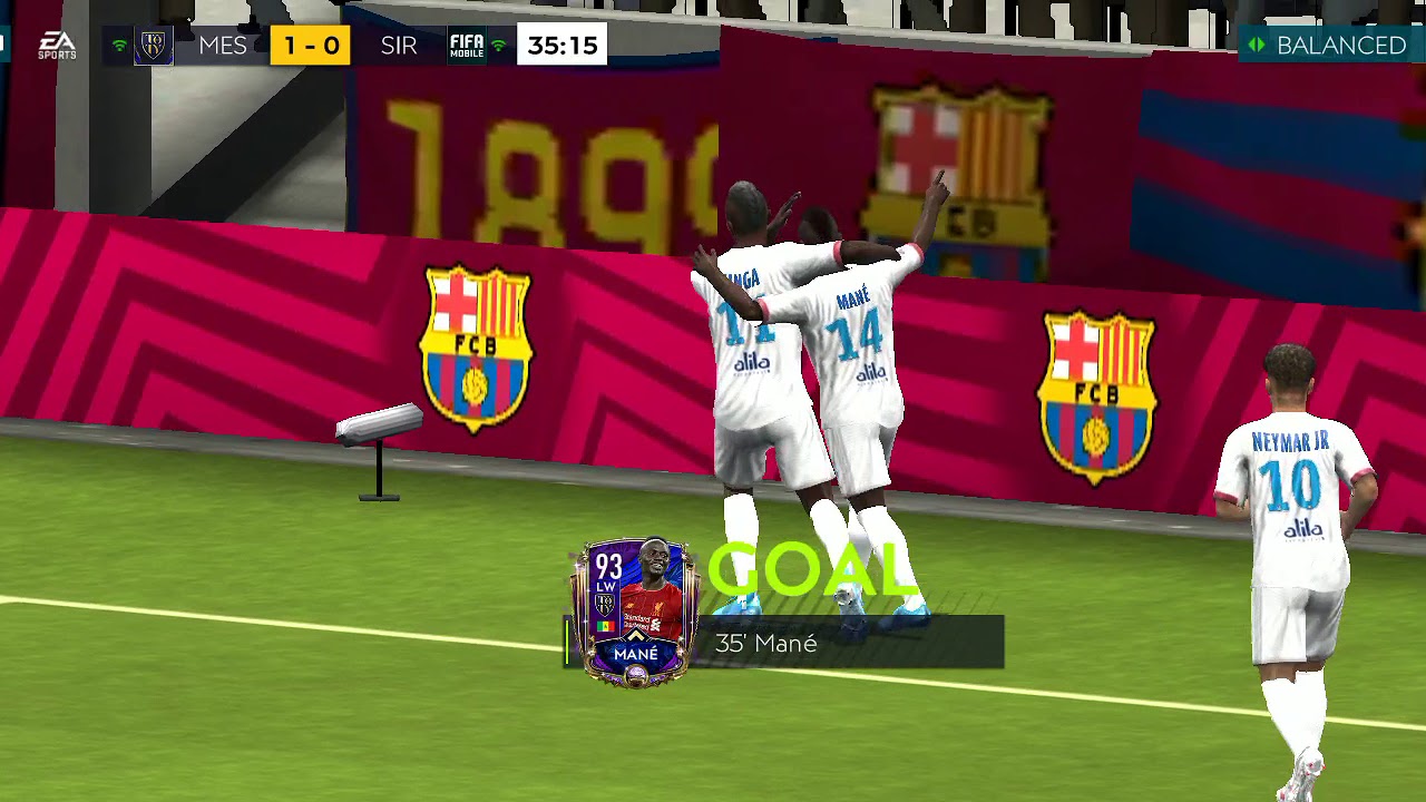 TOTY 93 OVR MAN&Eacute; REVIEW AND GAMEPLAY !! FIFA MOBILE !!