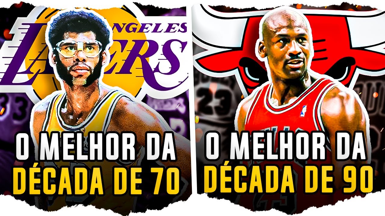 OS MELHORES JOGADORES DA NBA POR CADA DÉCADA