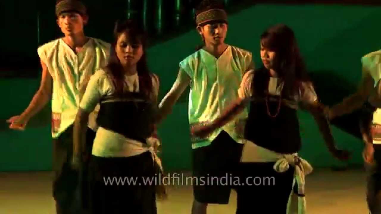 Kuki youth perform a catchy rhythmic dance at BOAT, Imphal