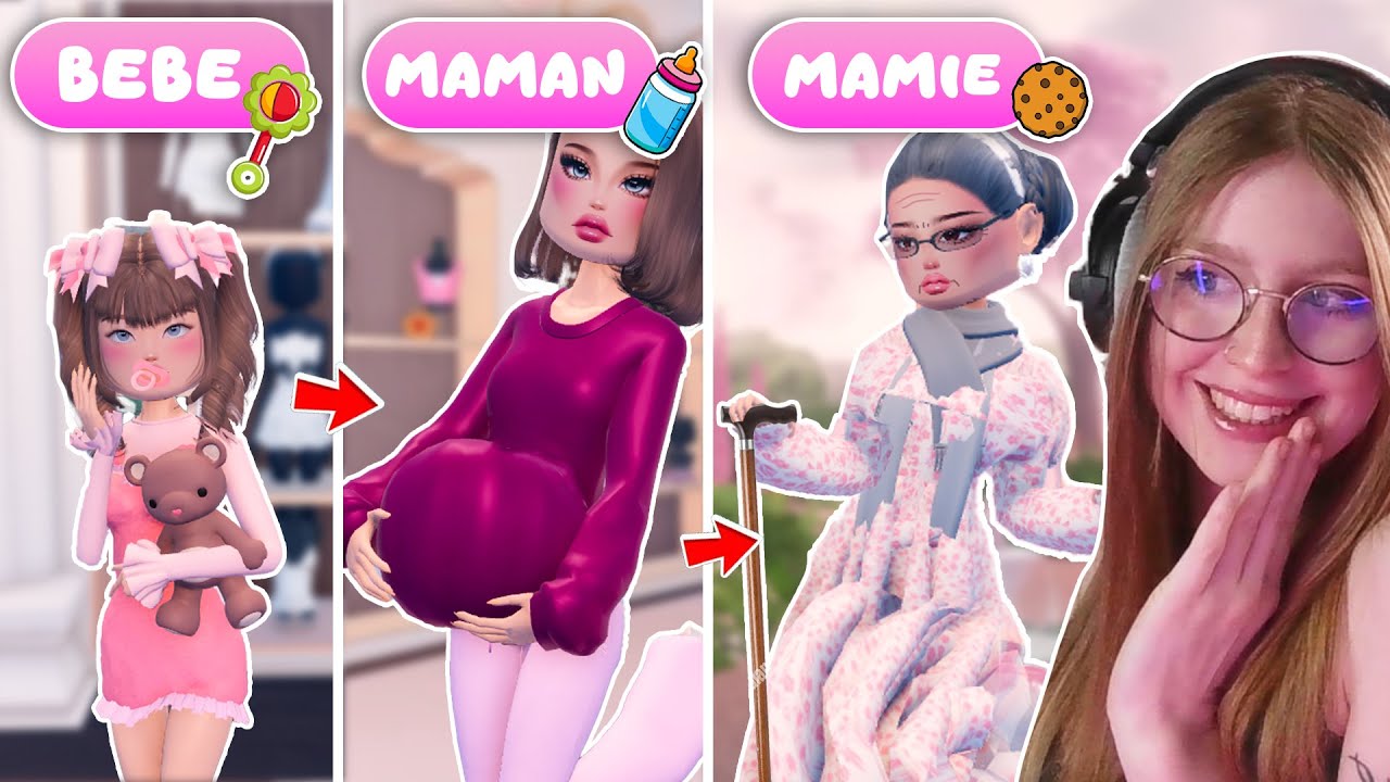 De Bébé à Mamie sur Dress To Impress ! Roblox