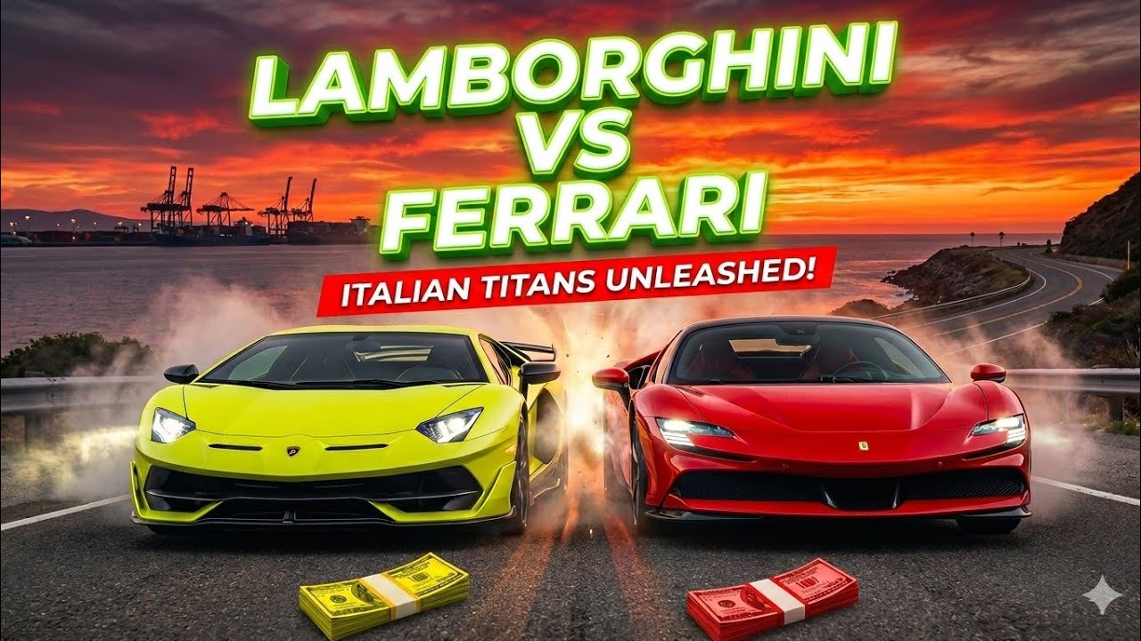 Ferrari vs Lamborghini: The Bitter Feud That Changed Supercars Forever🔥🏎️💸🚜