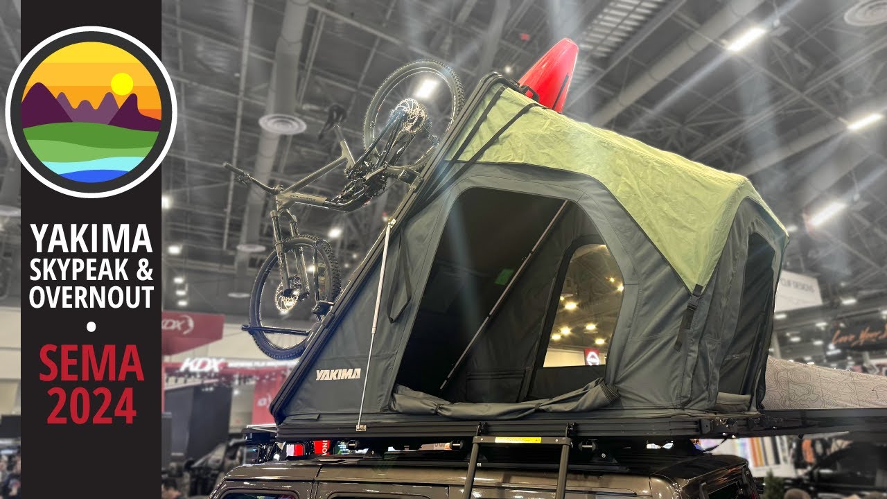 Палатки на крышу Yakima Skypeak 2025 года и тенты 270º