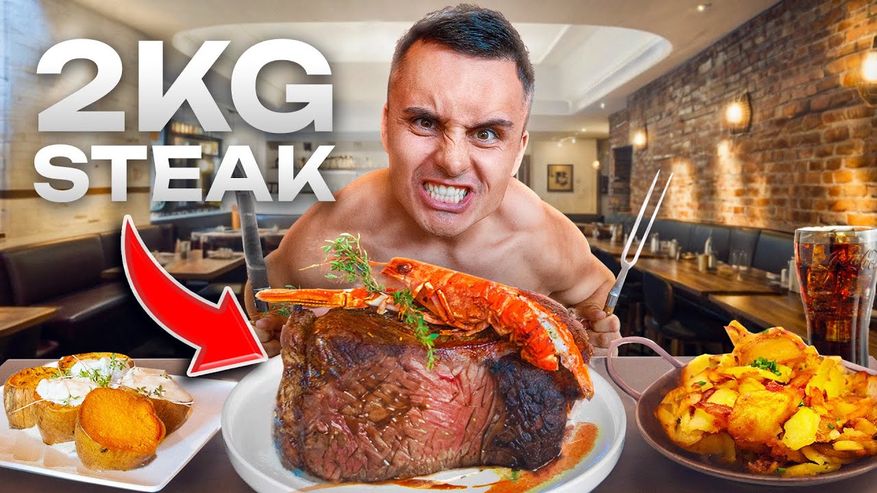 Diese FOOD-CHALLENGE haben erst 3 Leute geschafft! 2kg Steak Challenge in Österreich
