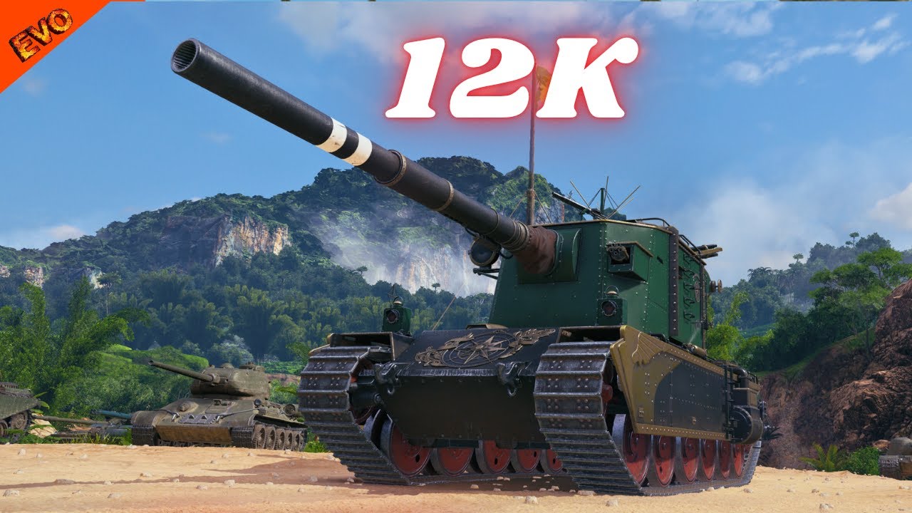 FV4005 Stage II 12K Damage (fun m.)  WoT Gameplay