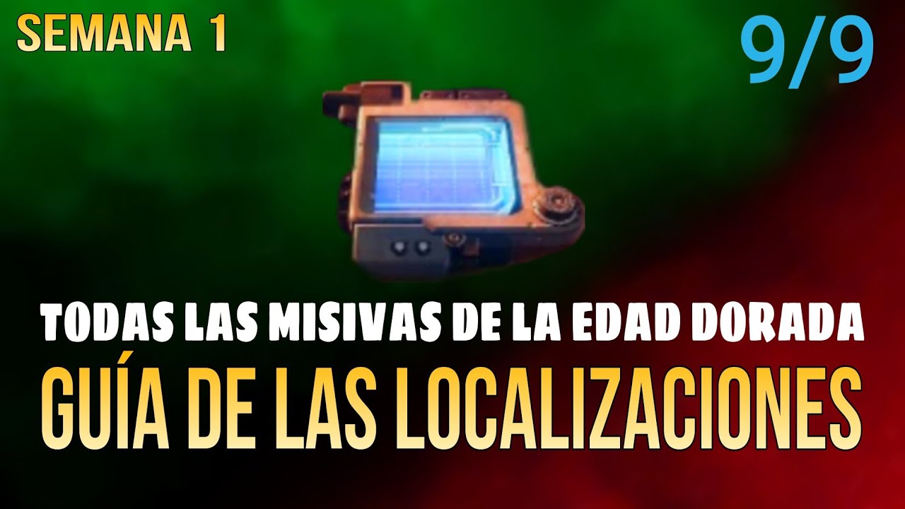 (SEMANA 1) TABLAS de DATOS de los ALIJOS de la EDAD DORADA |Destiny 2