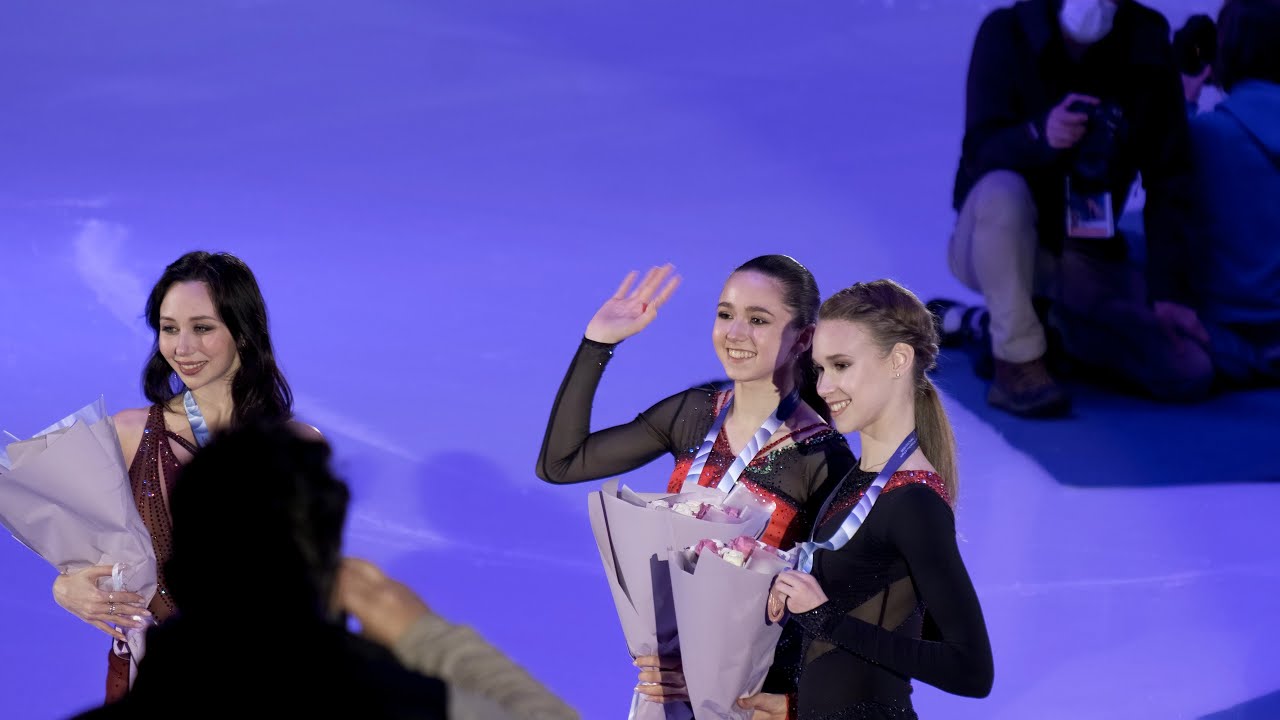 Valieva, Khromykh - Rostelecom 2021 - Awards Ceremony / Ростелеком 2021, награждение - 28.02.2021