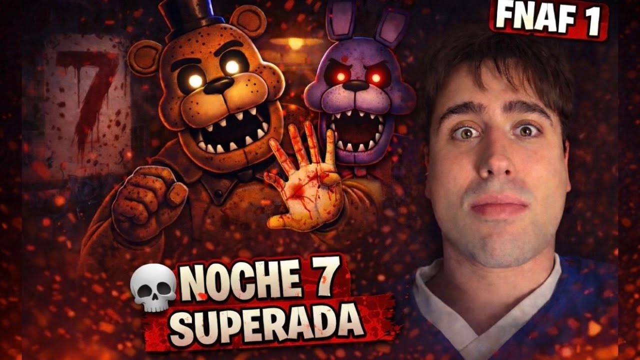 No estaba preparado para la NOCHE 7 de FNAF 1...
