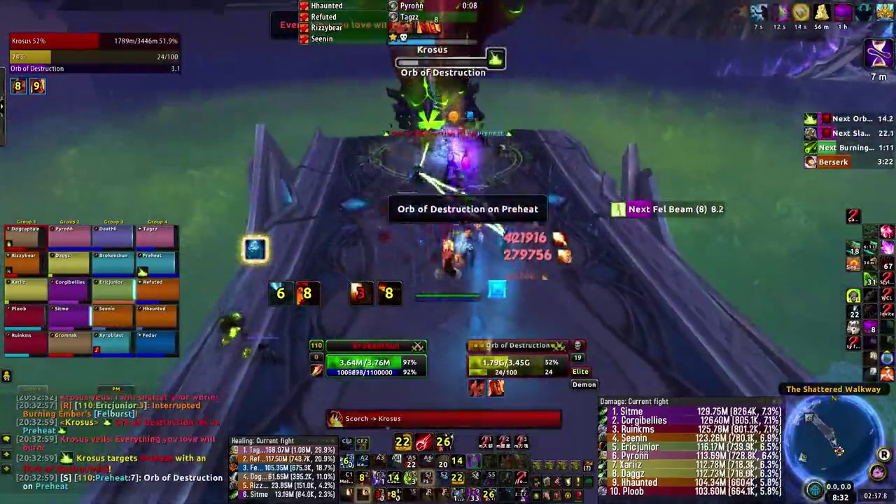 [WOW]Limit vs Krosus Mythic - World First