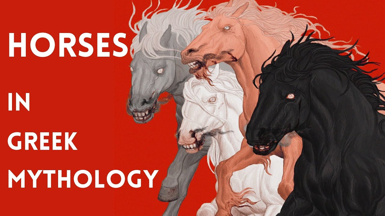 Various Horses in Greek Mythology : Companions of Heroes VS Evil Villains