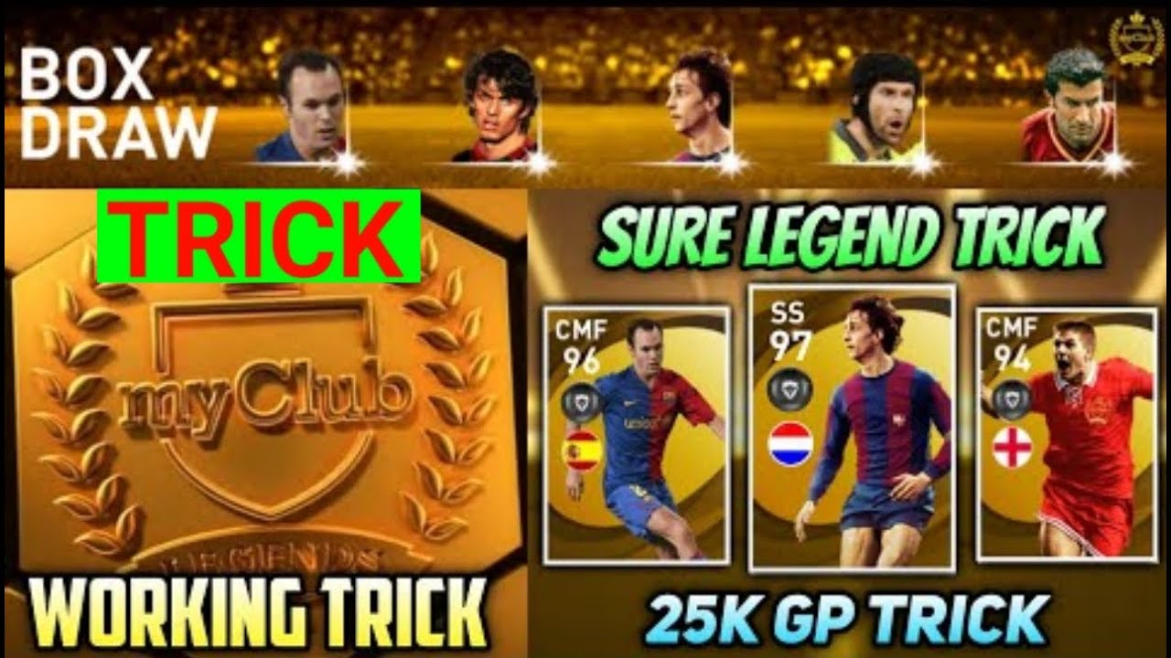 LEGEND TRICK WORLDWIDE CLUB BOX DRAW | PES 2021 MOBILE