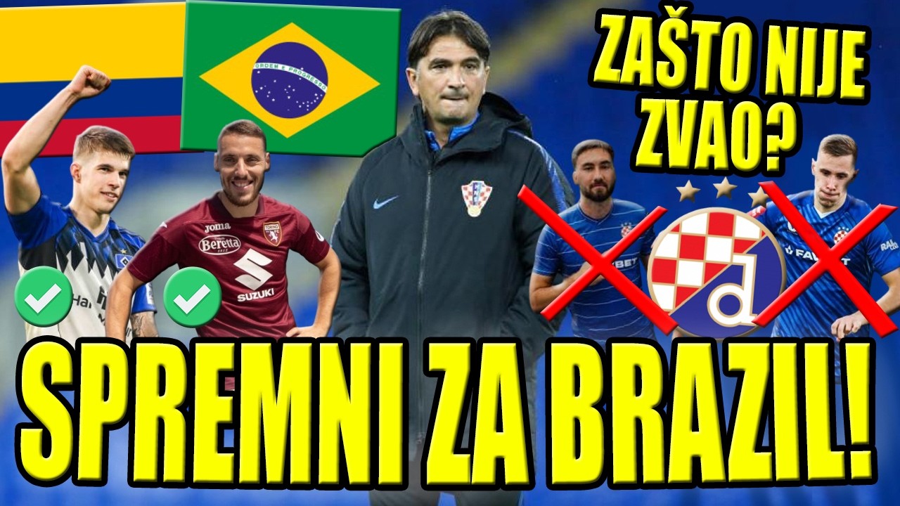 🔴DALIĆEV POPIS ZA BRAZIL! DINAMOVCI NIŠTA? VLAŠIĆ LJUBIMAC UVIJEK PRISUTAN🔴