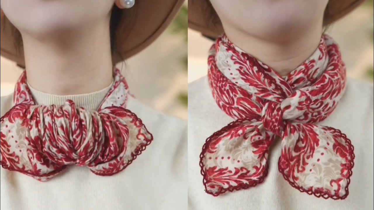 100 Stylish Ways to Tie a Silk Scarf #fashion #scarf #scarffashion