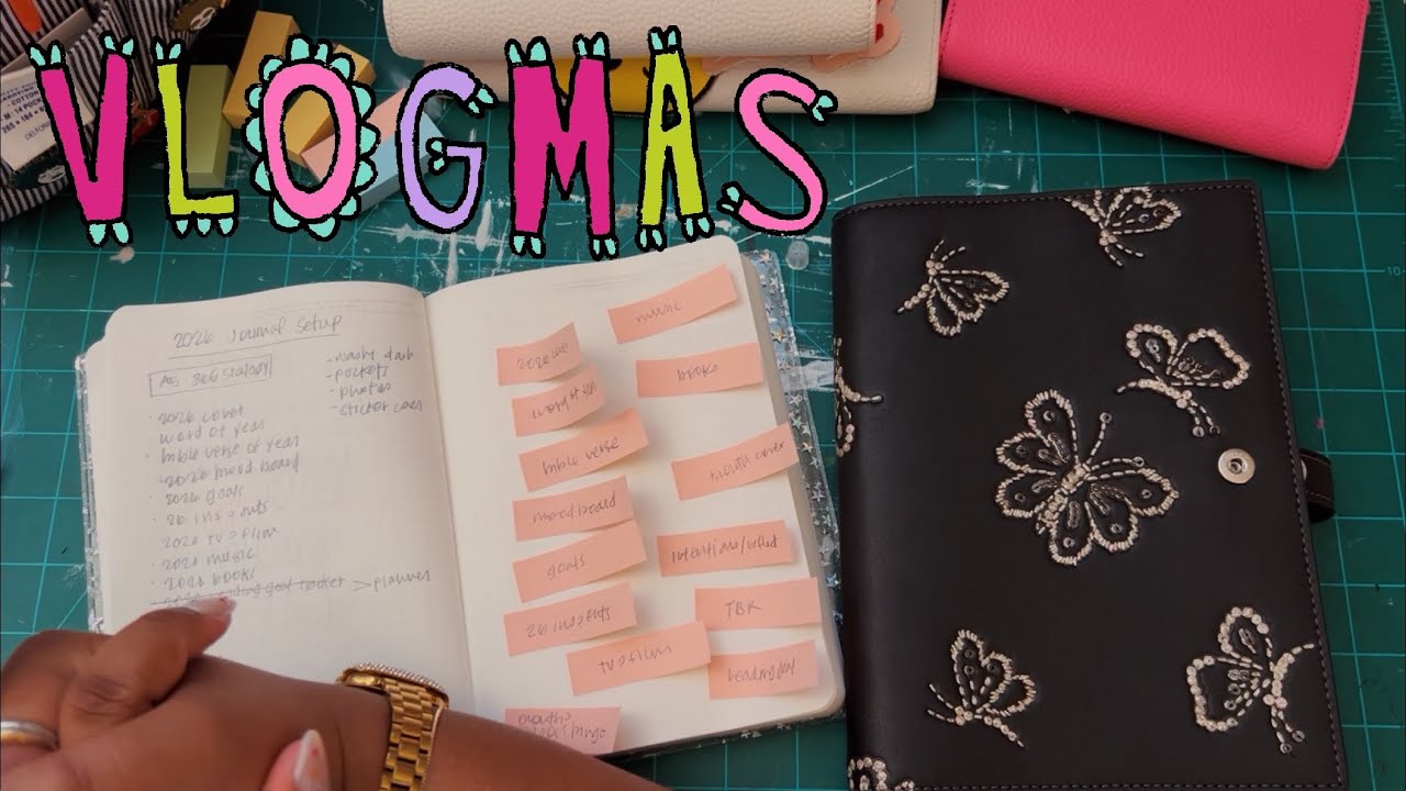 journal hangout ✎♡☆ planning my setup ❅ vlogmas day 11