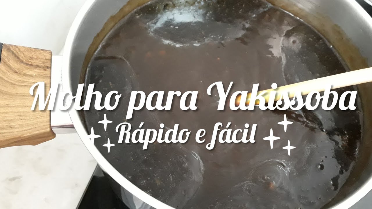 MOLHO DE YAKISSOBA COM MAIZENA - SIMPLES E FÁCIL